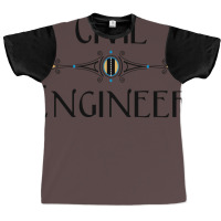 Civil Engineer Decorative Line Nature Graphic T-shirt | Artistshot