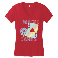 Games Cards Stars Women's V-neck T-shirt | Artistshot