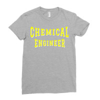 Chemical Engineer In Yellow Color Text Love Ladies Fitted T-shirt | Artistshot