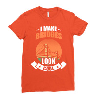 Civil Engineer Student Bridge Tunnels Engineering Ladies Fitted T-shirt | Artistshot