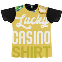 Lucky Casino Shirt Blue Graphic T-shirt | Artistshot