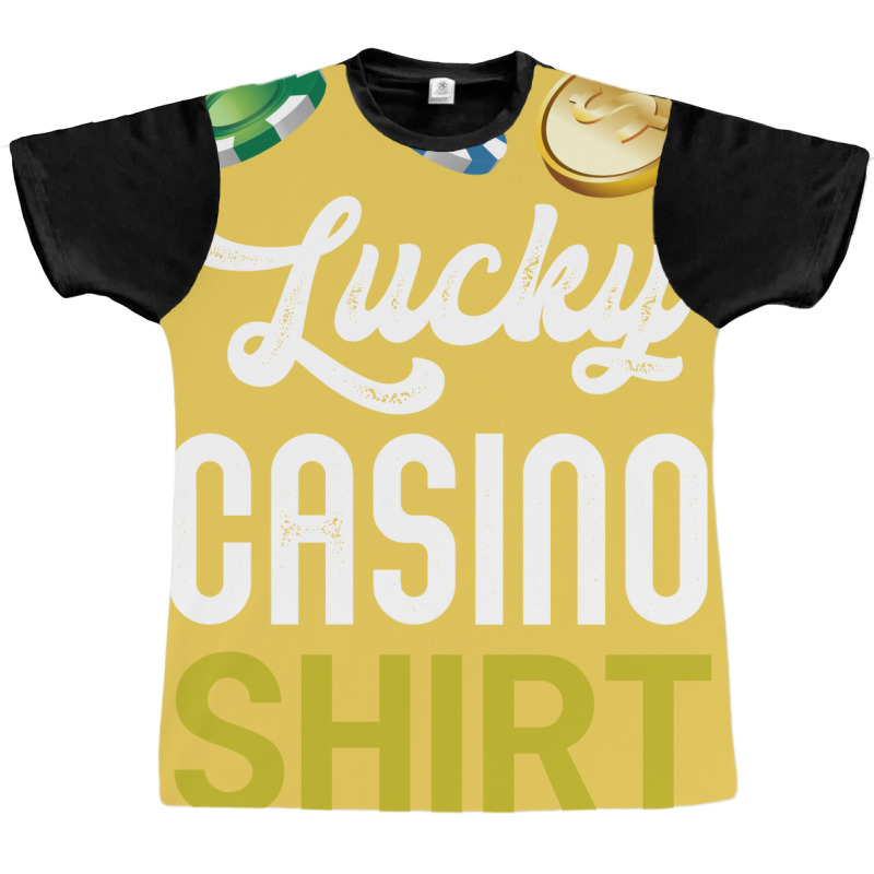 Lucky Casino Shirt Blue Graphic T-shirt | Artistshot