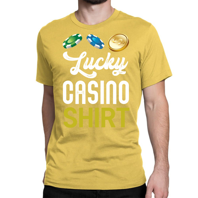 Lucky Casino Shirt Blue Classic T-shirt | Artistshot