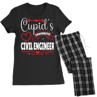 Cupids Favorite Civil Engineer Valentines Day Gift Women's Pajamas Set | Artistshot