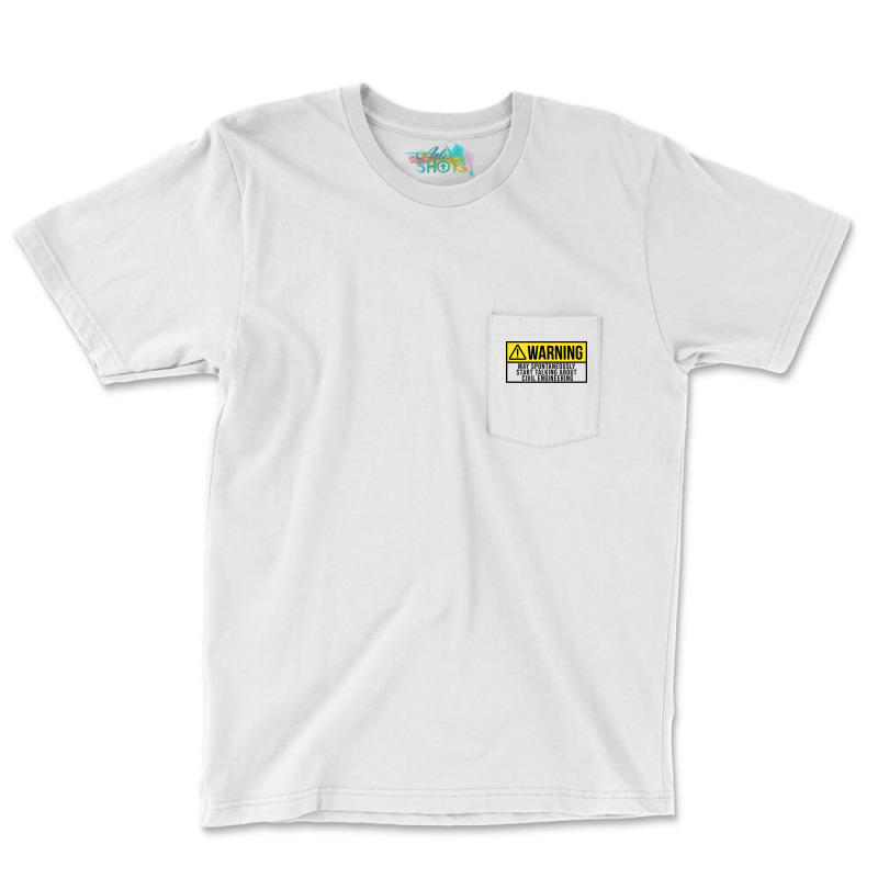 Civil Engineering Aesthetic Pocket T-shirt | Artistshot