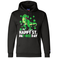 Happy St Pat Rex Dinosaur Saint Patrick's Day For Champion Hoodie | Artistshot