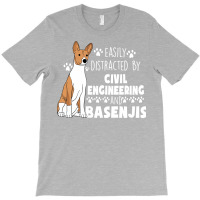 Civil Engineering And Basenjis Aesthetic T-shirt | Artistshot