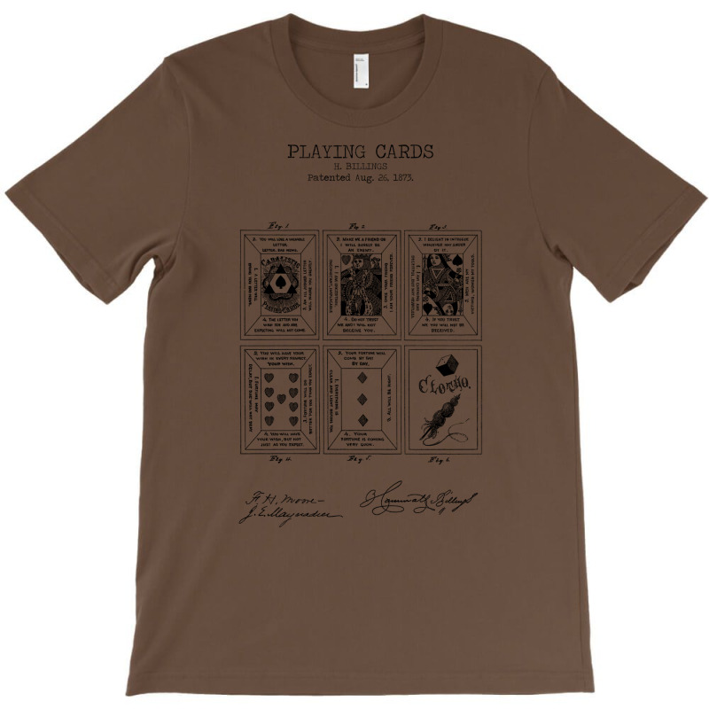 Playing Cards Patent Hipster T-shirt | Artistshot