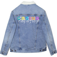 Funny Gambling Casino Summer Unisex Sherpa-lined Denim Jacket | Artistshot