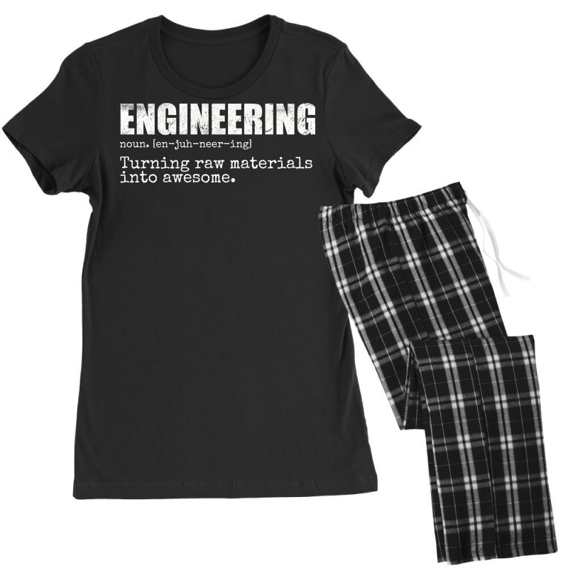 Engineering Turning Raw Materials Into Awesome 80s Women's Pajamas Set by tejecirvllq | Artistshot