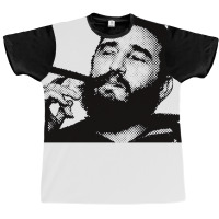 Young Fidel Castro Smoking Cigar Retro Graphic T-shirt | Artistshot