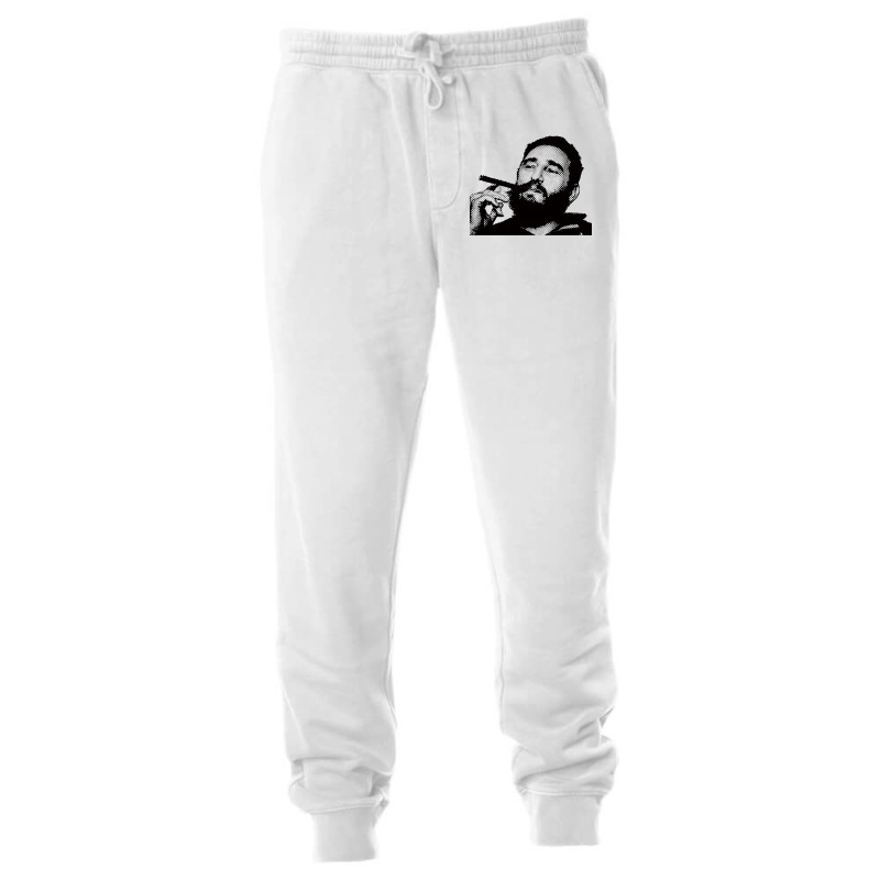 Young Fidel Castro Smoking Cigar Retro Unisex Jogger by alheklupsm | Artistshot