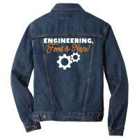 Engineering Funny Quote Hippie Men Denim Jacket | Artistshot