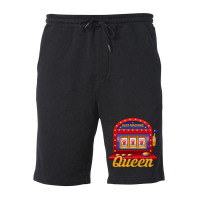 Slot Machine Queen Travel Fleece Short | Artistshot