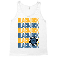 Blackjack 21 Player Casino Gambler Gift Red Funny Tank Top | Artistshot