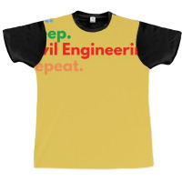 Eat Sleep Civil Engineering Repeat Boy Graphic T-shirt | Artistshot