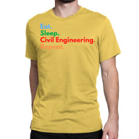 Eat Sleep Civil Engineering Repeat Boy Classic T-shirt | Artistshot