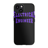 Electrical Engineer In Purple Color Text Aesthetic Iphone 13 Case | Artistshot