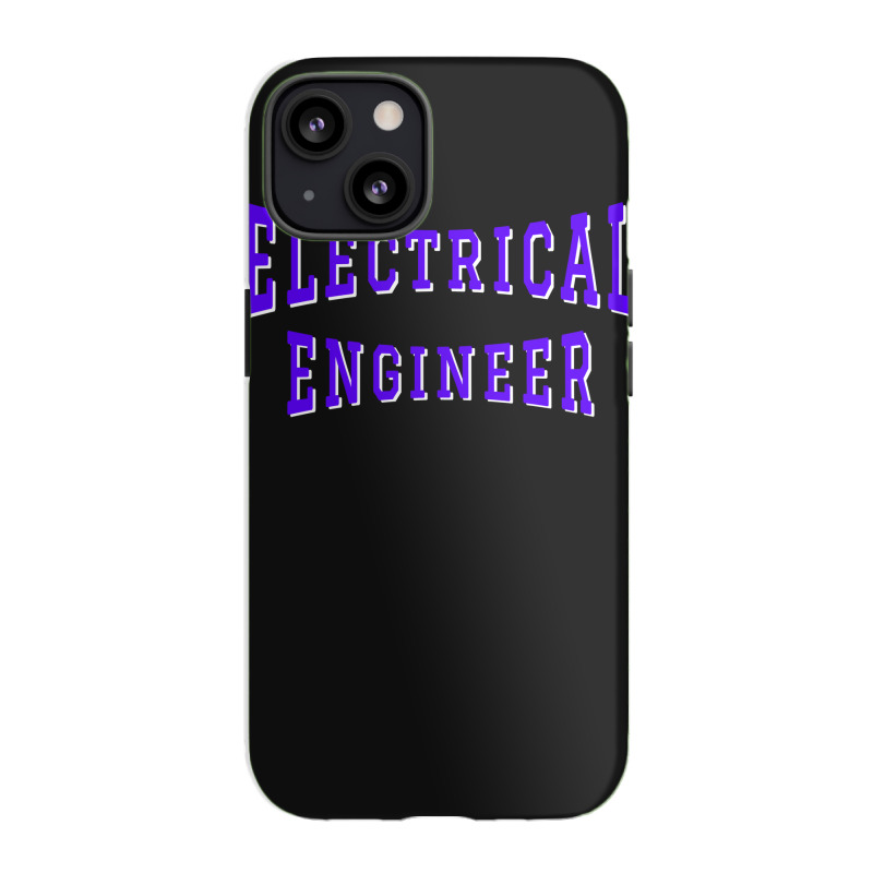 Electrical Engineer In Purple Color Text Aesthetic Iphone 13 Case | Artistshot