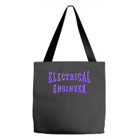 Electrical Engineer In Purple Color Text Aesthetic Tote Bags | Artistshot