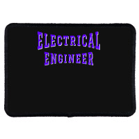 Electrical Engineer In Purple Color Text Aesthetic Rectangle Patch | Artistshot