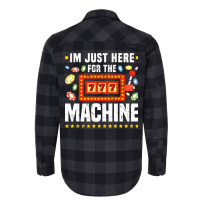 Slot Machine Gambling Lover Funny Casino 70s Flannel Shirt | Artistshot