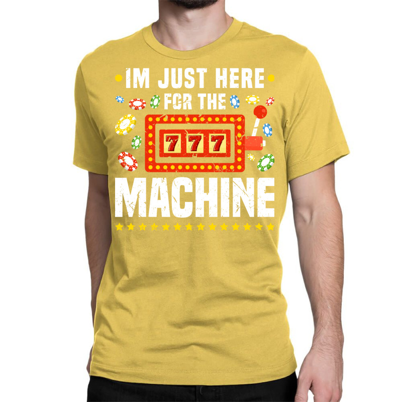 Slot Machine Gambling Lover Funny Casino 70s Classic T-shirt | Artistshot