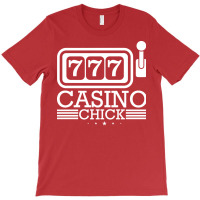 Casino Chick Las Vegas Slot Machine Roulette Woman T-shirt | Artistshot