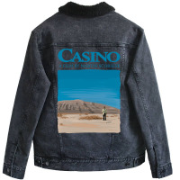 Casino Blue Unisex Sherpa-lined Denim Jacket | Artistshot