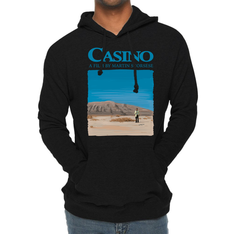 Casino Blue Lightweight Hoodie | Artistshot