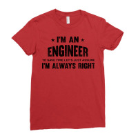 Im An Engineer Im Always Right Vintage Ladies Fitted T-shirt | Artistshot