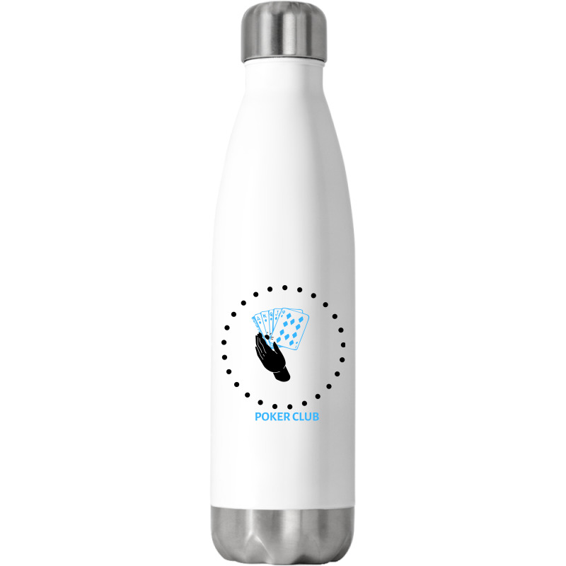 Poker Design Hipster Stainless Steel Water Bottle | Artistshot