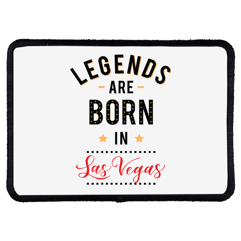 Legends Are Born In Las Vegas Tumblr Rectangle Patch | Artistshot