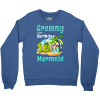 Cute Mermaid Grammy Of The 18th Birthday Music Crewneck Sweatshirt | Artistshot