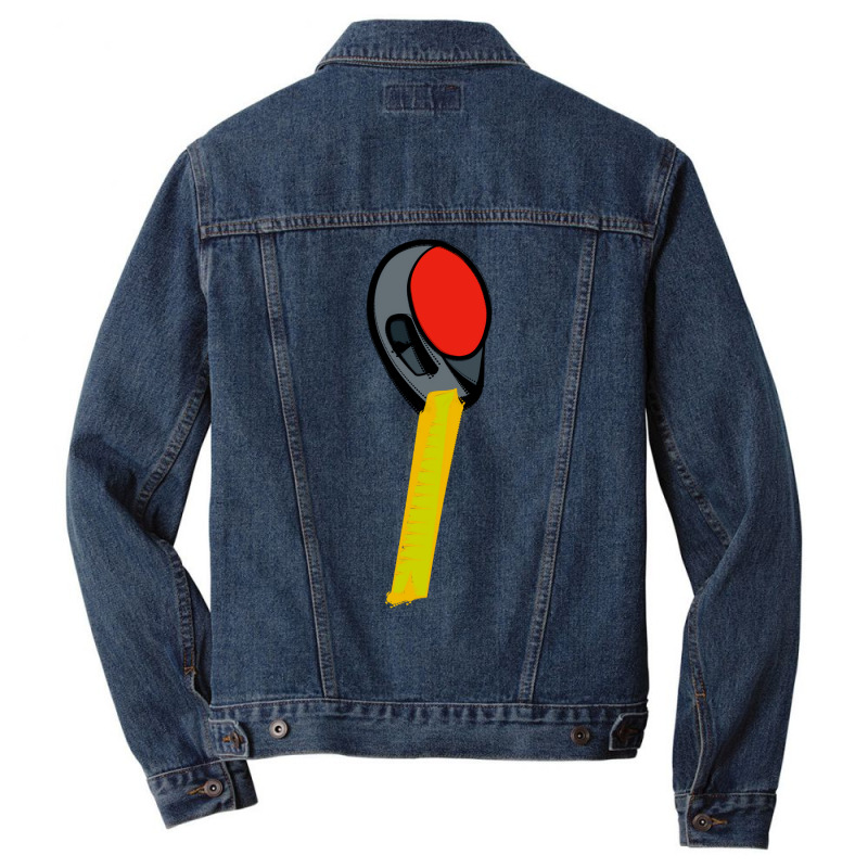 Measuring Tape Aesthetic Men Denim Jacket by sokhimnaxxary | Artistshot