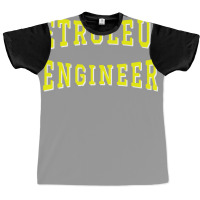 Petroleum Engineer In Yellow Color Text Gift Graphic T-shirt | Artistshot