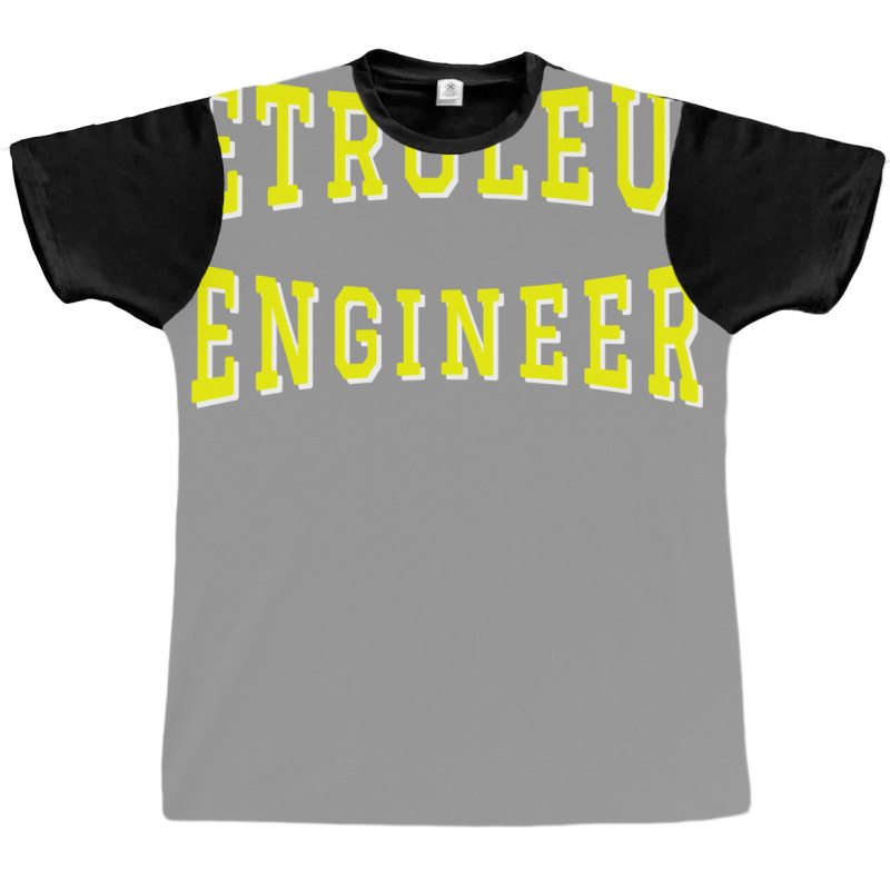 Petroleum Engineer In Yellow Color Text Gift Graphic T-shirt by roscijjou4 | Artistshot