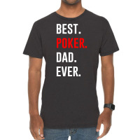 Best Poker Dad Ever Blue Vintage T-shirt | Artistshot