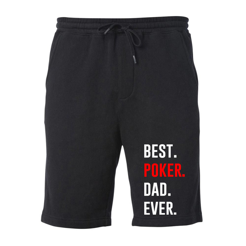 Best Poker Dad Ever Blue Fleece Short | Artistshot