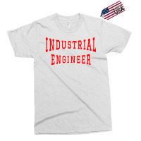 Industrial Engineer In Red Color Text Aesthetic Exclusive T-shirt | Artistshot