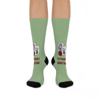 Im Probably Bluffing Humor Crew Socks | Artistshot