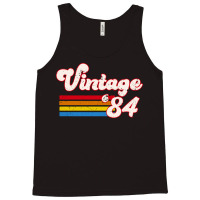 Vintage 1984 Birthday  Retro 84 Birthday   Cool Tank Top | Artistshot