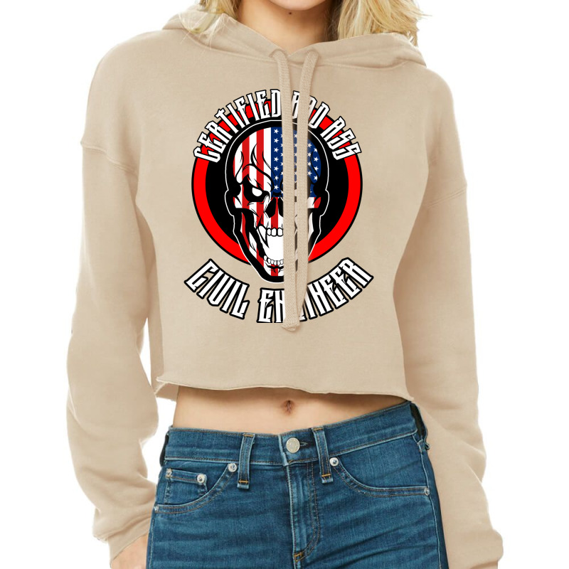 Certified Civil Engineer Tumblr Cropped Hoodie by hodasimryam | Artistshot