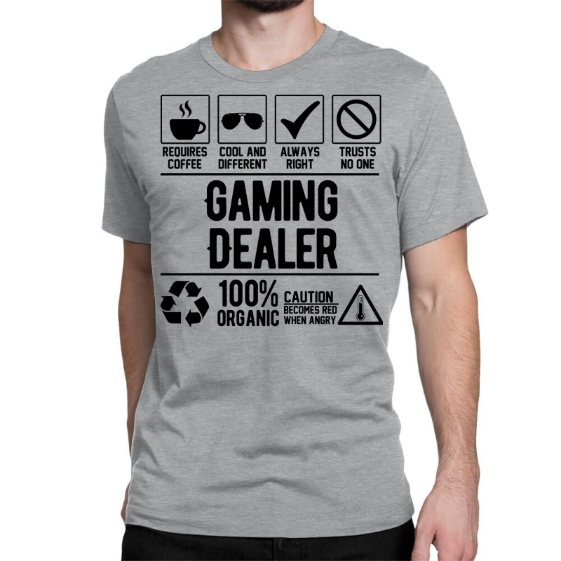 Gaming Dealer Job Black Travel Classic T-shirt | Artistshot