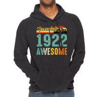 December 1922 Birthday Gift  Vintage December 1922 Vintage Hoodie | Artistshot