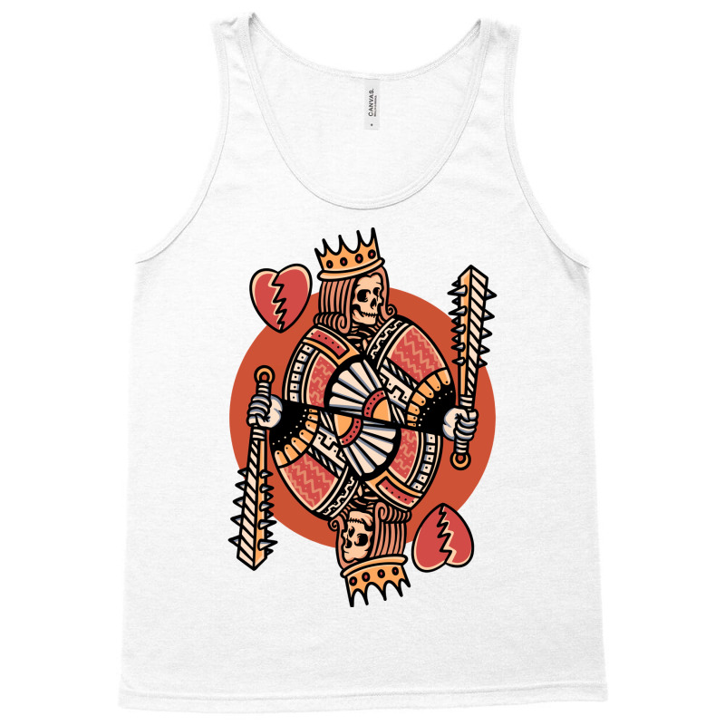 King Heart Breaker Blue Tank Top | Artistshot