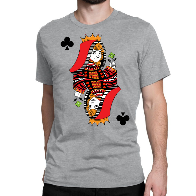 Poker Kartenspiel Skat Pokerabend Dame Queen Karo Classic T-shirt | Artistshot