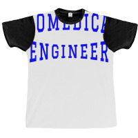 Biomedical Engineer In Blue Color Text Stars Graphic T-shirt | Artistshot