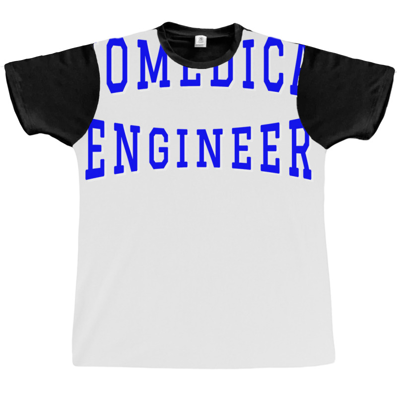 Biomedical Engineer In Blue Color Text Stars Graphic T-shirt by maneulmieyrac | Artistshot