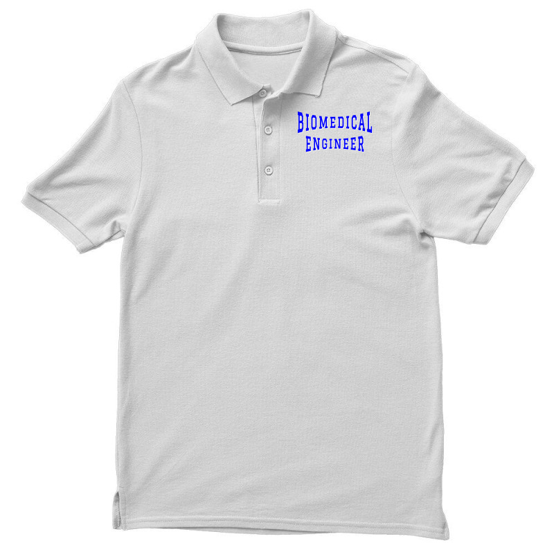 Biomedical Engineer In Blue Color Text Stars Men's Polo Shirt by maneulmieyrac | Artistshot